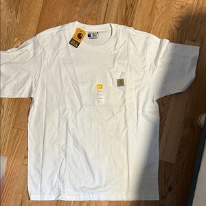 Carhartt Men's Classic White Tee with Pocket